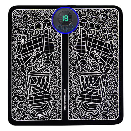 Rechargeable EMS Electric Foot Massager Pad