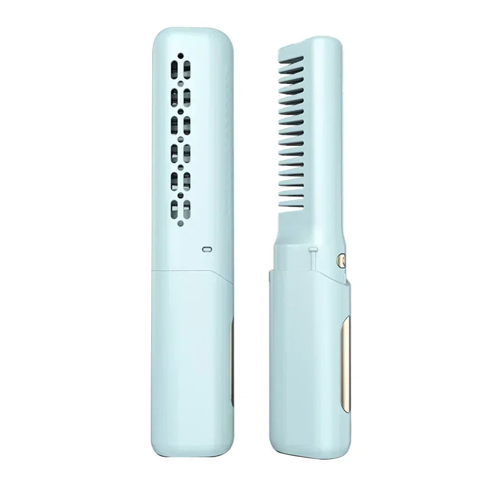 Multifunctional Wireless Hair Straightener Constant Temperature Negative Ion Electric Heating No Damage Hair Fast Styling Comb