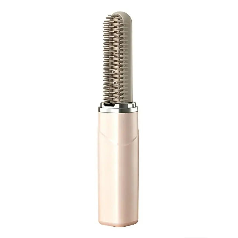 2026 NEW 1PCS Portable Wireless Hair Straightener Comb Mini Electric Hot Comb for Women Travel Straighten Curl 2 in 1 USB Charge