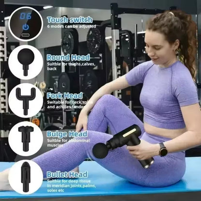 Mini USB Massage Gun – Portable Muscle Relaxer